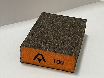 P100 98*69*25мм Шлифовальный блок, 4-х сторонний